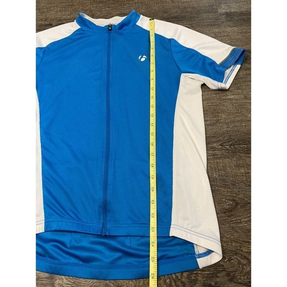 Bontrager Semi-Fitted Cycling Short Sleeve Shirt Profila Moisture Wicking Blue M - Picture 4 of 8
